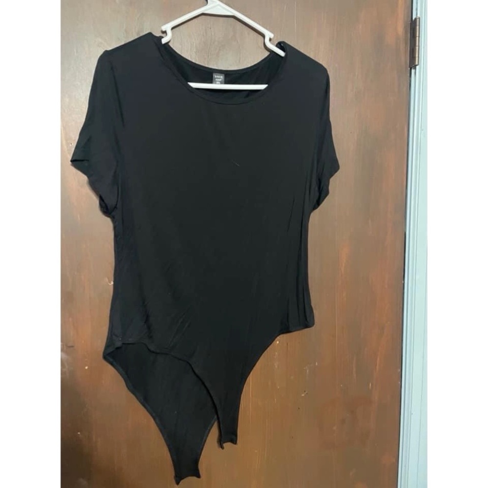 Short Sleeve Black Bodysuit
